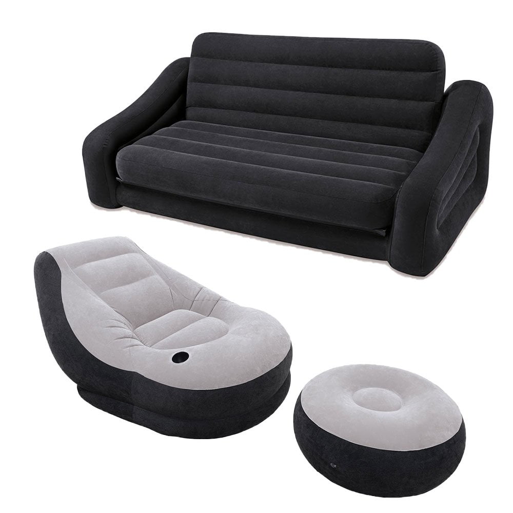Intex Inflatable Queen Size Sofa Bed Inflatable Lounge Chair