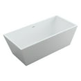 thumbnail image 4 of Eisen Home Athena Freestanding Soaking Bathtub, 4 of 7