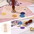 thumbnail image 4 of Cuadros Decorativos Florero retro lacre sello de cera cabeza fuego pintura para tarjeta DIY sobre (H Likrtyny  embutido en tela, 4 of 9