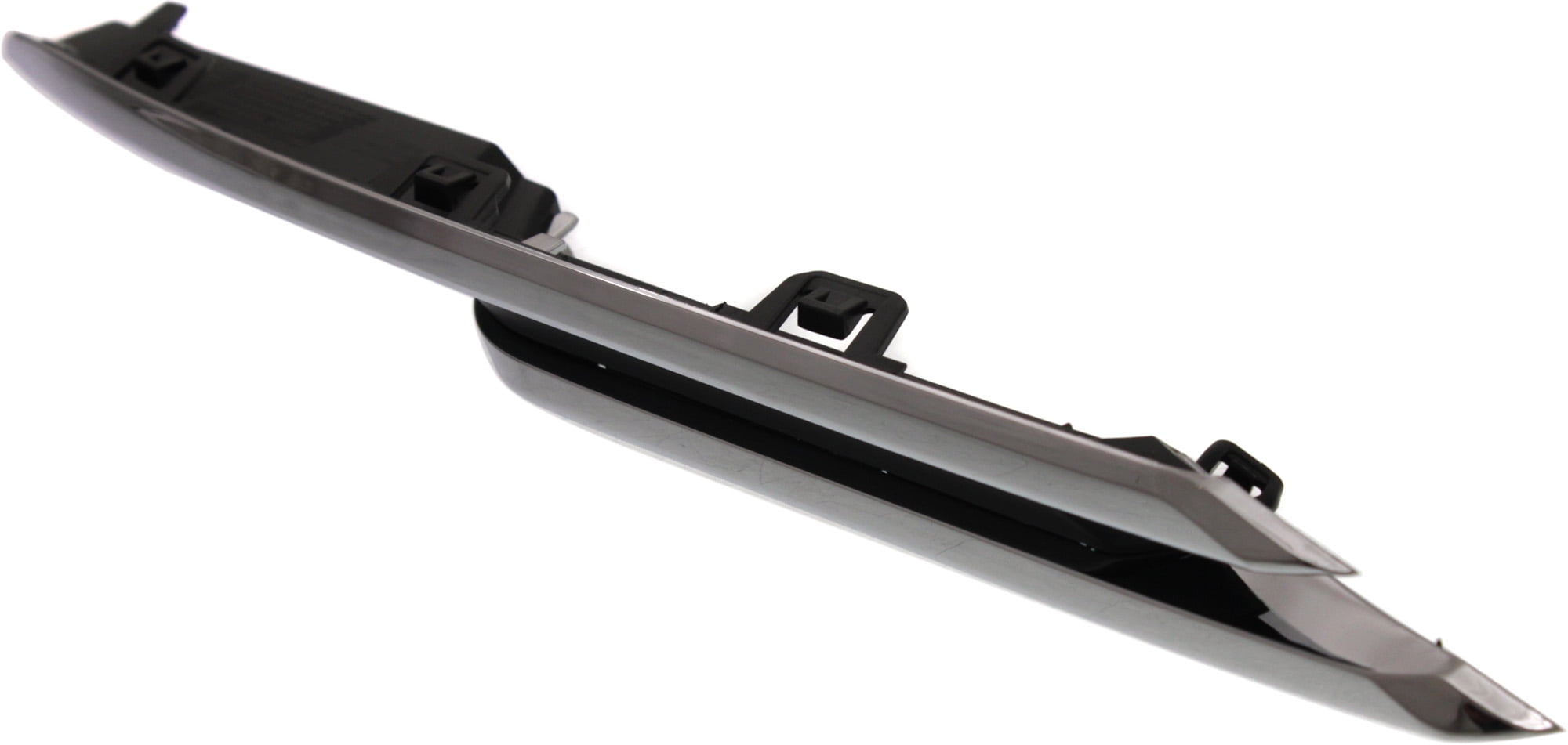 Bumper Trim Compatible With 2012-2015 BMW 320i 2013-2015 xDrive Front, Right Passenger Chrome