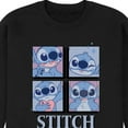 thumbnail image 3 of Disney - Lilo & Stitch - All The Expressions of Stitch - Men's Crew Neck Fleece Pullover, 3 of 5