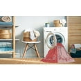 thumbnail image 2 of Ahgly Company Machine Washable Indoor Rectangle Transitional Flamingo Pink Area Rugs, 6' x 9', 2 of 7