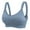 Blue, variant on Darzheoy Bras for Women No Underwire Ladies Comfortable Breathable No Steel Ring Front Buckle Breastfeeding Bra Ladies Underwear Sports Bra 36/80CD
