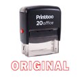 thumbnail image 1 of Printtoo ORIGINAL Auto Encreur Timbre en Caoutchouc Bureau Stationnaire Timbre-Rouge, 1 of 1