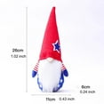 thumbnail image 4 of TERGAYEE Gnomes Decor,2 Pack Independence Day Patriotic Gnome Plush Doll Fourth of July Gnome Decorations for Home, Elf Dwarf Household Ornaments Home Tiered Tray Decorations, 4 of 9