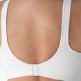 thumbnail image 5 of AWZXDE Women Comfort Back Support Plus Size Shiny Sleeveless Tank Top Wireless High Support Bra For Shaping White, 5 of 5