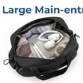 thumbnail image 4 of Sports tote bag, women's gym bag with wet and dry compartments, women's short-trip travel bag, waterproof sports and fitness bag, carry-on bag （black）, 4 of 7