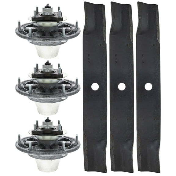 John Deere Spindle Blade 3 Pack TCA24881 TCU15881 Z 997 R 1550 1570 1575 1580