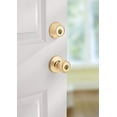 thumbnail image 3 of Kwikset Tylo 690T-3S, Bright Brass, Steel, Door Handle Set with Single Cylinder Deadbolt, 3 of 8