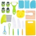 thumbnail image 4 of Birdeem 13Pcs Toddler Knife for Chopping Mini Chef Knife Set for Kids Knives Kitchen Knife Set Plastic Children Cooking Cutter Set, 4 of 5