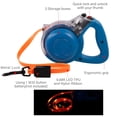 thumbnail image 3 of Correa retráctil para perros de 6.8 pies con LED TPU Cinta de nylon Manija antideslizante Cerra MABOTO Correa retráctil, 3 of 7