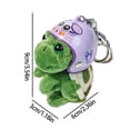 thumbnail image 3 of Llavero De Tortuga Suave Llavero De Tortuga Para Bolso Llavero De Peluche Llavero De Tortuga Con Llavero Llavero Suave Y Divertido Llavero Bonito, 3 of 8