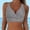 #White, variant on plus size swimsuit for women Women Lace Up Swimwear Tops Underwire Full Coverage Bikini Top Push Up Swim Crop Top Tie Back Bathing Suit Tops swim suits for women White + L