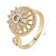 thumbnail image 4 of Xihbxyly Anillos para Aliviar La Ansiedad, Fidget Spinner de Aleación de Cobre, Antiestrés Giratorio Galaxy, Anillo de Diamantes para Mujer, Ayuda para La Gestión Emocional, La Concentración y El Aut, 4 of 7