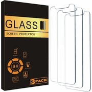 3-Pack for ( iPhone 12 Pro Max ) Tempered Glass Screen Protector, 9H Hardness, Anti-Scratch, Double Shatterproof