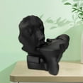 thumbnail image 4 of AMLESO Sculpture en Résine Sculptée rs Figurines Statue Abstraite Artisanat en Collection Couple Noir, 4 of 7