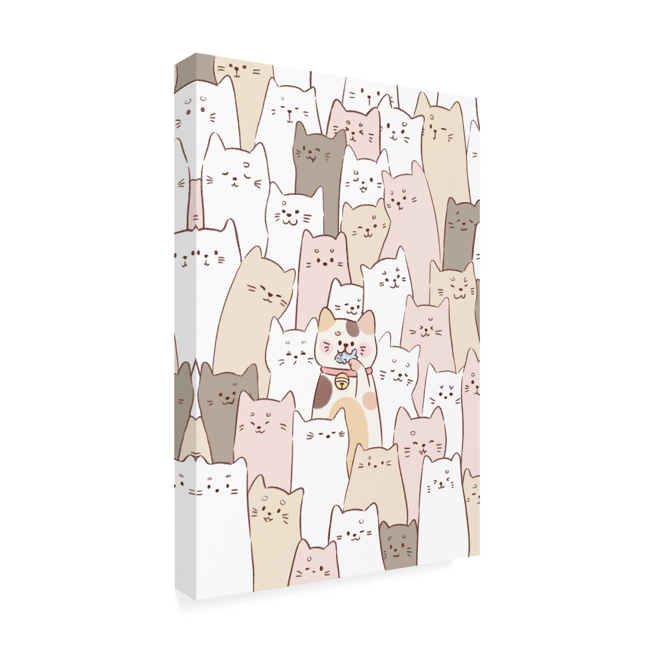 Trademark Fine Art Xuan Thai Cute Kitten 1 Canvas Wall Art