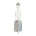thumbnail image 2 of BizChair Patio Outdoor Heating-Silver Stainless Steel Pyramid 42,000 BTU Propane Heater with Wheels for Commercial & Residential Use, 2 of 13
