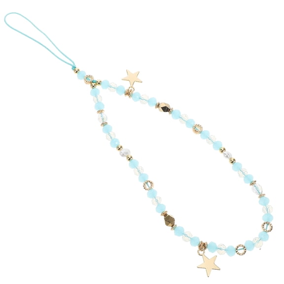 ELAYARD Unique Handmade Bead Phone Chain Wristlet for Cellphone Decoration and Easy Attachment