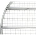 thumbnail image 2 of Creative Co-Op Round Metal Wall Decor with 4 Shelves & Wire Back, 2 of 4
