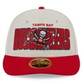 thumbnail image 2 of Men's New Era Stone/Red Tampa Bay Buccaneers 2023 NFL Draft Low Profile 59FIFTY Fitted Hat, 2 of 6