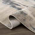 thumbnail image 4 of Abani Sahara Collection Neutral California Casual 6' x 9' Beige Brown Streaks Area Rug, 4 of 5