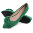 thumbnail image 3 of Vestido de gamuza SAILING LU para mujer, color verde, talla 6, 3 of 6