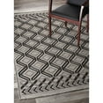 thumbnail image 7 of Laddha Home Designs 5' x 7' Black and Tan Geometric Daze Rectangular Outdoor Area Throw Rug, 7 of 7