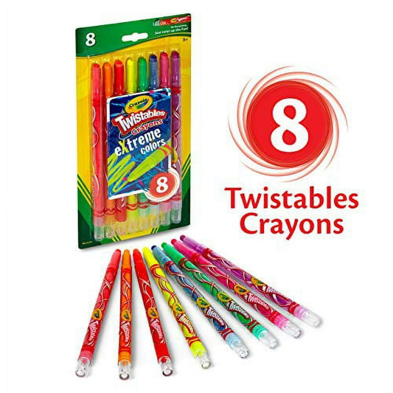 8 Color Twist Crayons 24/pack — TGP