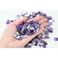 thumbnail image 3 of Tumbled Chevron Amethyst Stones - High Grade A Quality - Healing Crystals - 4 oz, 8 oz, 1 lb, 2 lb, Crown Chakra, 3 of 4