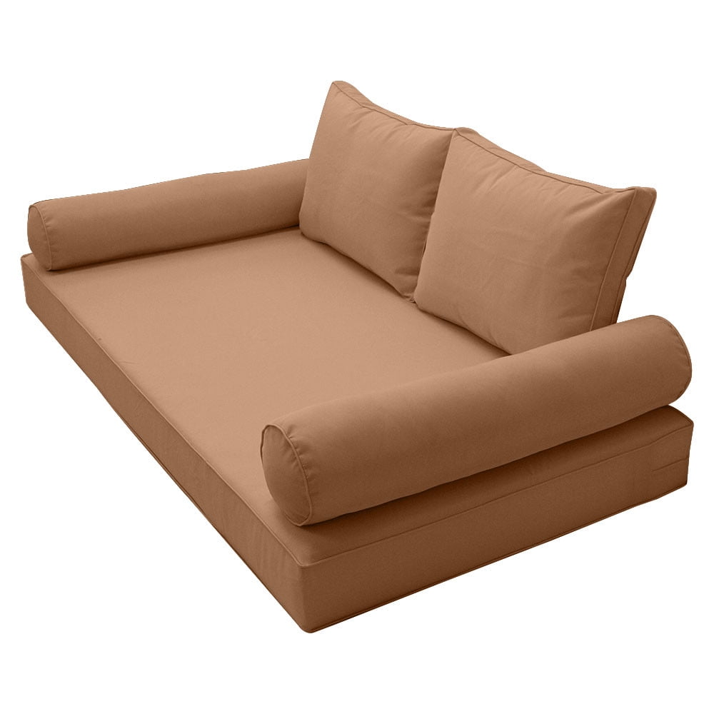 Style1 Full Size 5PC Pipe Outdoor Daybed Matress Bolster Pillow Fitted