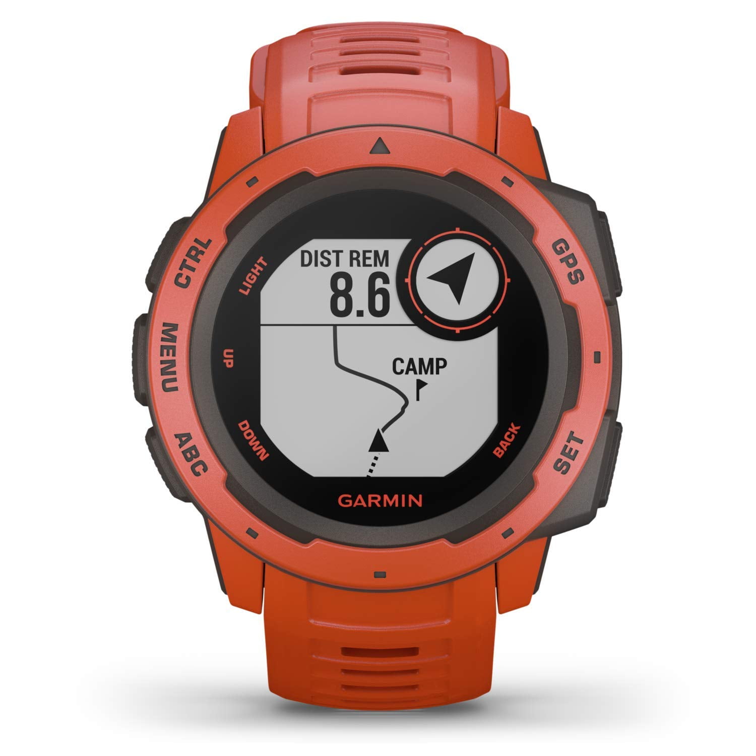 Garmin - Garmin Instinct⢠- Rugged GPS Watch, Flame Red - Walmart.com - Walmart.com