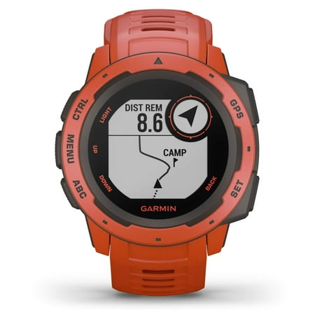 Garmin Instinct™ - Rugged GPS Watch, Flame Red