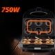 thumbnail image 5 of Máquina para hacer donuts de 750 W: prepara rápidamente deliciosos donuts, perfectos para desayunos familiares o meriendas. Cuenta con una bandeja de horneado de 6, 5 of 10