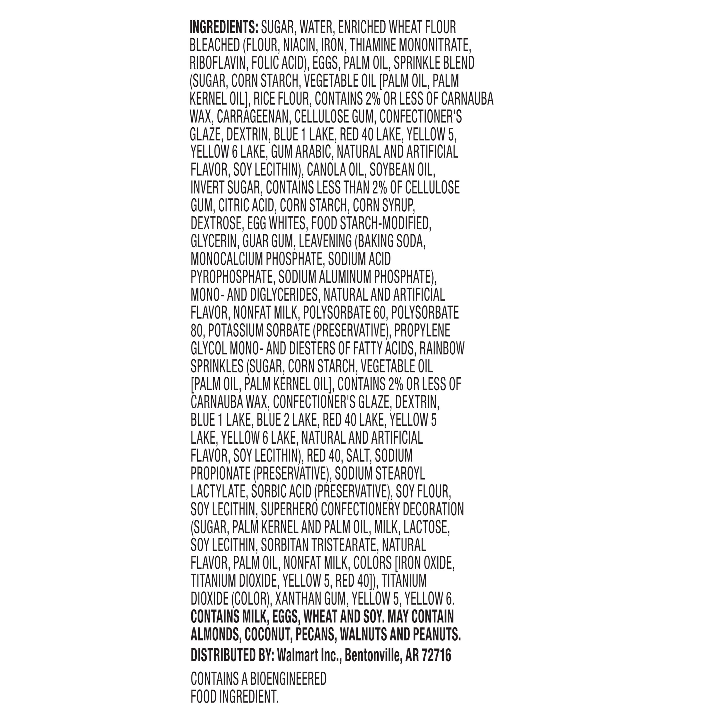 Freshness Guaranteed Superhero 1/4 Sheet Confetti Cake, 53 oz (Refrigerated)