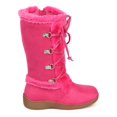 thumbnail image 2 of New Girl Little Angel Winter-866E Suede Fur Lace Up Zip Winter Boot Size, 2 of 5