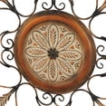 thumbnail image 4 of DecMode Brown Metal Scroll Wall Decor, 4 of 11