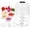 White-six-Blade Head+Whisk, variant on Garlic Crusher, Electric Garlic Chopper, USB Rechargeable Mini Prep Food Processor, 2026 Upgrade Vegetable,Fruit Chopper for Kitchen(White-FOur-Blade Head)