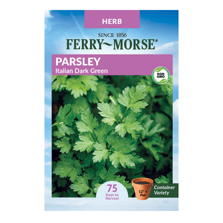 Ferry-Morse Parsley Vegetable Plant Seeds (1 Pack) - Seed Gardening, Full Sunlight