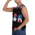 thumbnail image 3 of Daiia Three Gnome Independence Day Printed Men's Tank Tops,Casual Soft Sleeveless Gym Muscle Shirts Bodybuilding Tee-XX-Large, 3 of 8