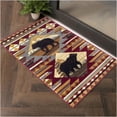 thumbnail image 6 of JERFIT Southwestern Area Rug 7x10 Feet, Red Tribal Bohemian Rug with Stain Resistance, Soft Polypropylene Indoor Outdoor Carpet for High Traffic Living Room, Bedroom, 6 of 6