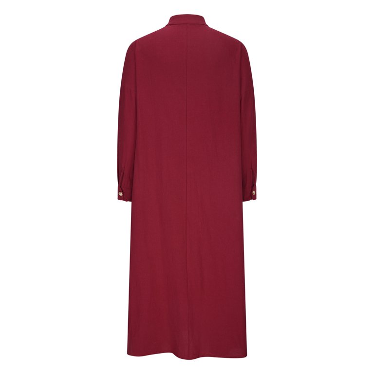 long sleeve boyfriend shirt dress Harlie Boyfriend Shirt Dress - White