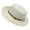 Clear, variant on Women Straw Sun Hat Wide Brim Beach Hat with Leather Band Summer Travel Cap
