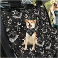 thumbnail image 3 of Pzuqiu Black Bat Backseat Car Seat Covers for Dogs Halloween Theme Dog Car Hammock with Puppy Adjustable Bandana & Foldable Hanging Car Trash Can, 3 of 6