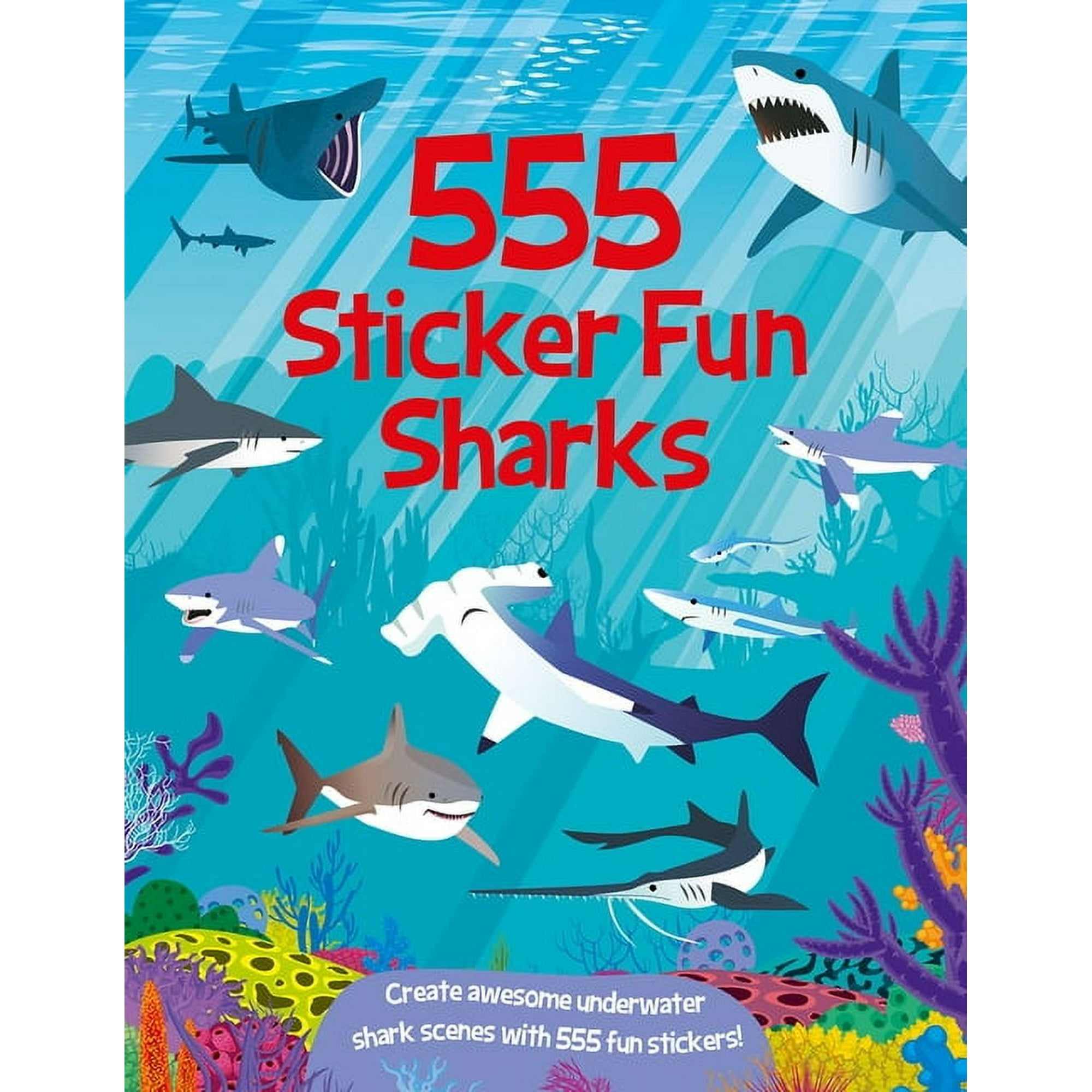 555 Sticker Fun 555 Sticker Fun Sharks: Activity Book (Paperback)