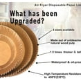 Disposable Air Fryer Paper Liners, 9 Inch Round Parchment Liners for 4