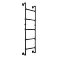 thumbnail image 6 of Heavy Duty Bunk Bed Ladder, 440 Lbs Capacity - 5 Step Convertible Loft Ladder with Wall Mount or Free Standing, Modular Metal Ladder for Kids Adult, Black, 6 of 14