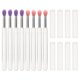 thumbnail image 2 of GOOHOCHY Aplicadores de sombras de ojos 8pcs Cepillos para la sombra de ojos Cepillos de lápiz labial Aplicadores con tapa, 2 of 7