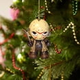thumbnail image 2 of Adornos para árbol de películas de terror, adornos colgantes creativos de terror para Halloween, adornos colgantes de terror para coche, mini adornos para árbol de Halloween, adornos navideños para de, 2 of 4