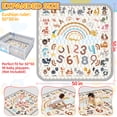 thumbnail image 6 of WonderStone Baby Play Mat for Floor, 50x50 Playpen Mat, Non-Slip Foldable Tummy Time Mat, Machine Washable, Soft for Babies Toddlers Infants 0-3 Years, Multicolor, 6 of 10